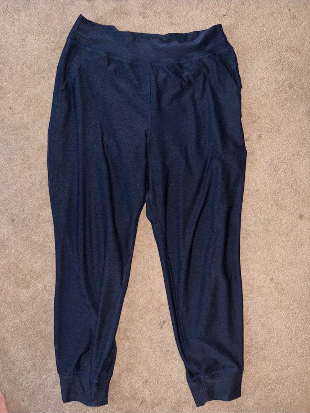Old Navy size large active cloud extra high rise jogger go dry navy L women’s